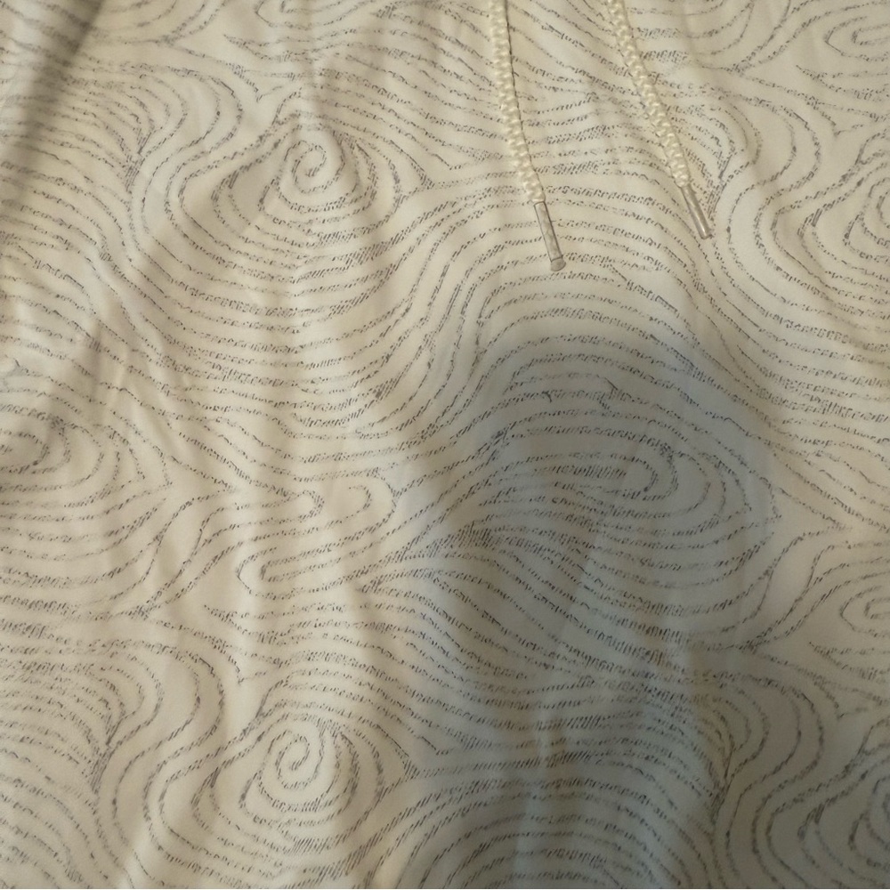 Simms White Water Ripple Patterned Sun Hoodie/Shi… - image 4